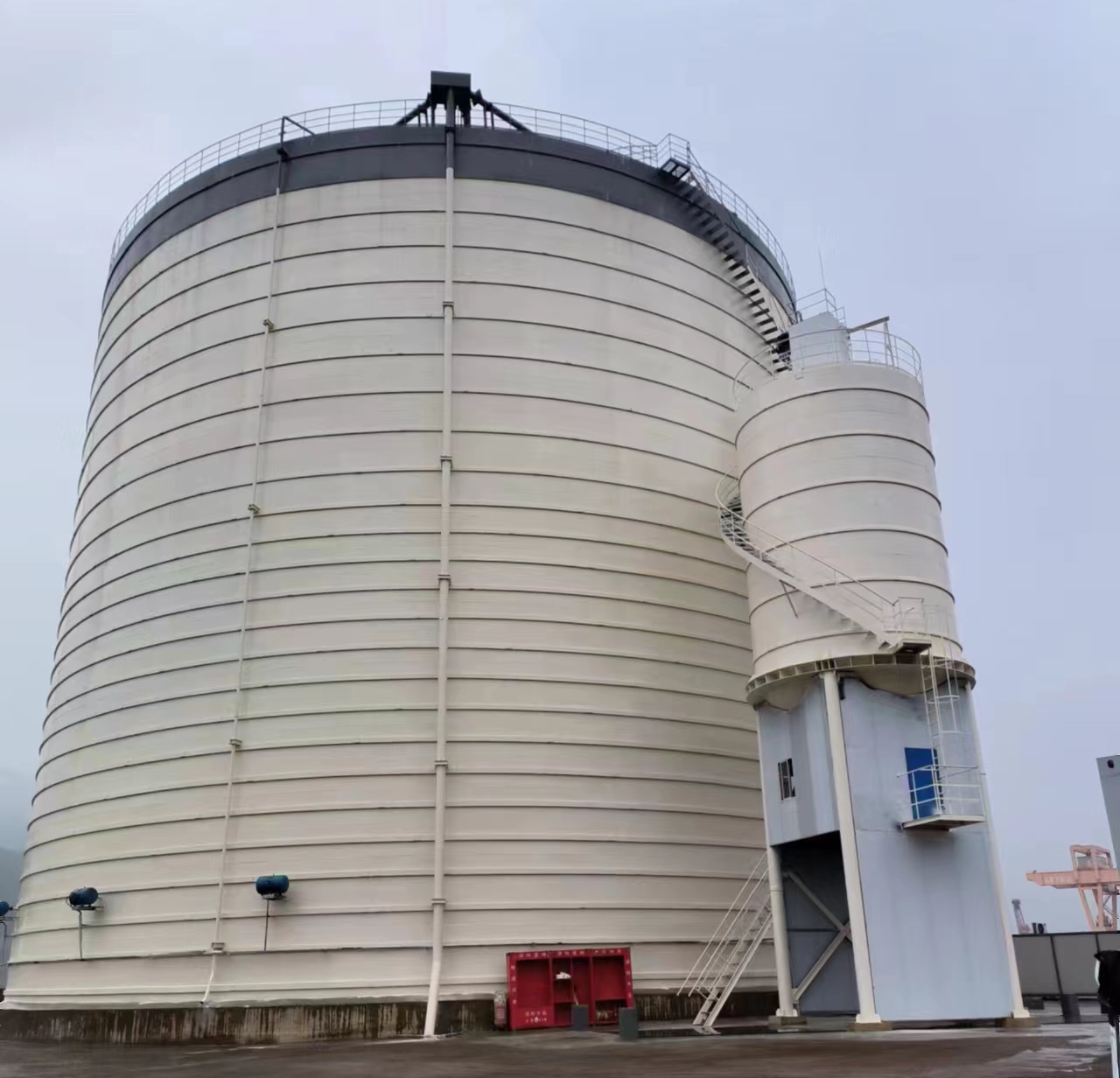 栖霞10万吨水泥钢板库