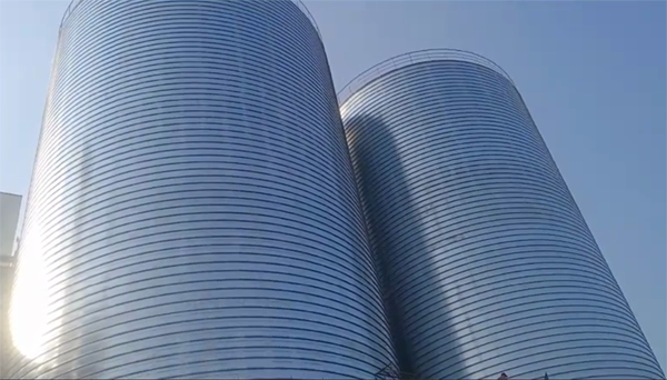 栖霞2座混凝土高架卷板仓